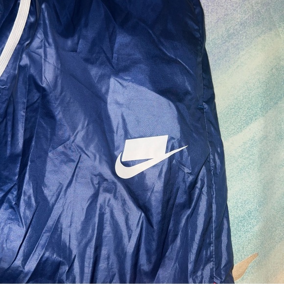 Nike Sportswear NSW Women's S Woven Plaid track Pants Blue void / Game royal - Picture 4 of 9